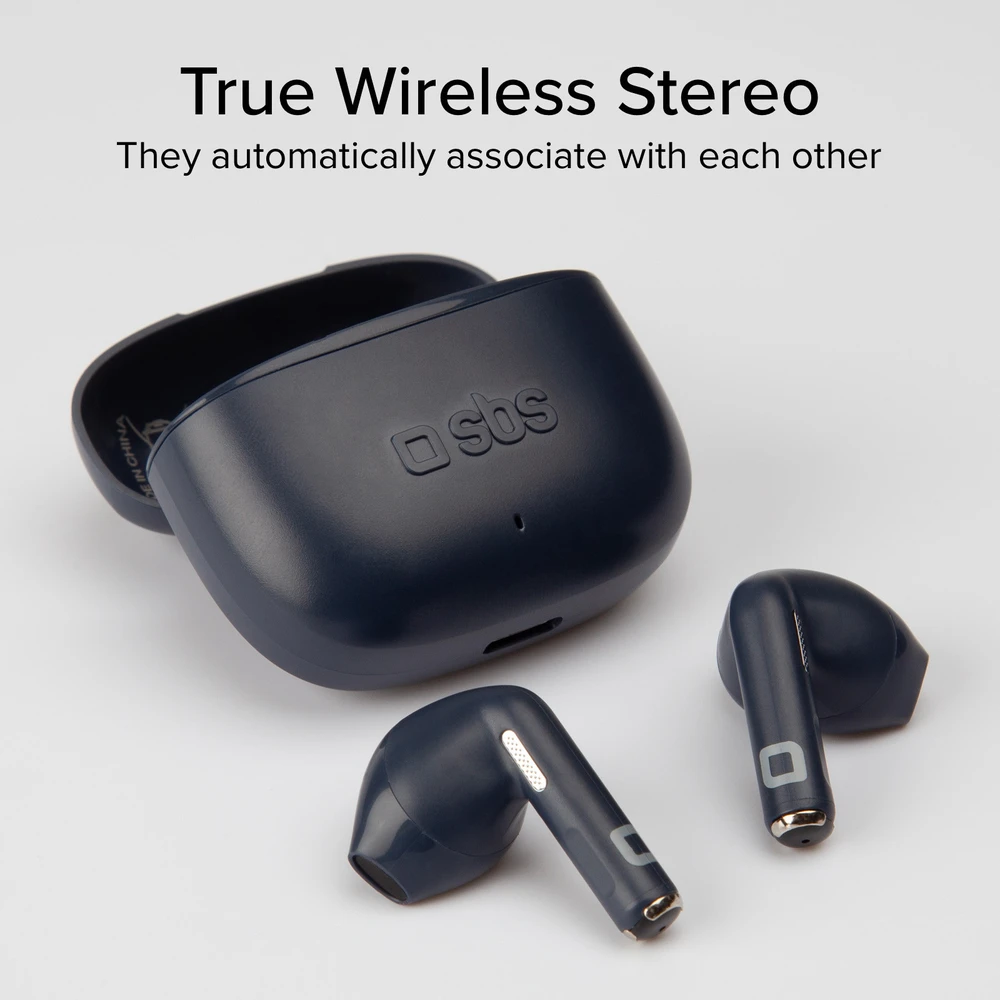 Belaidės ausinės - SBS Go Pods TWS Tamsiai mėlyna