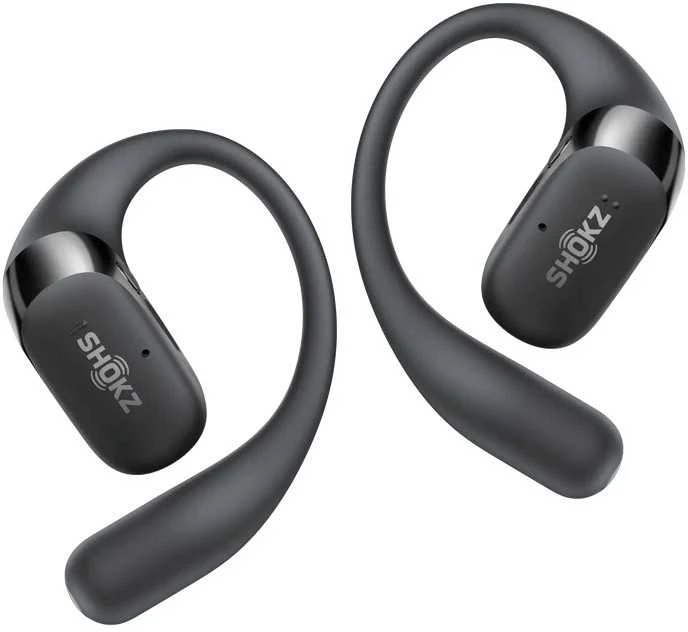 Shokz OpenFit 2 Kaulų laidumo ausinės, Juodas spalvos