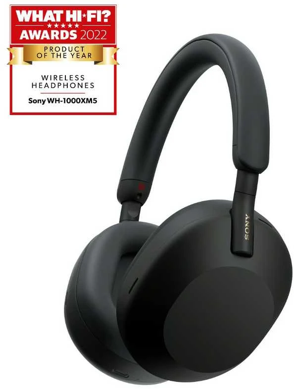 Belaidės ausinės Sony WH-1000XM5 su triukšmo slopinimo technologija, Juodos