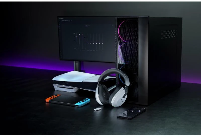 Turtle Beach Stealth 600 Gen 3 (Baltos) belaidės ausinės | PS5,PS4/PC