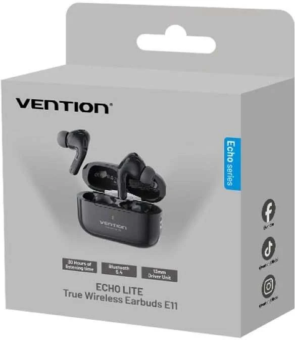 Vention E11 ausinės su įkrovimo dėklu pakuotėje
