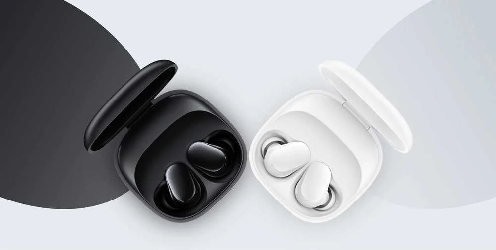 Xiaomi Redmi Buds 6 Play juodos ir baltos ausinės
