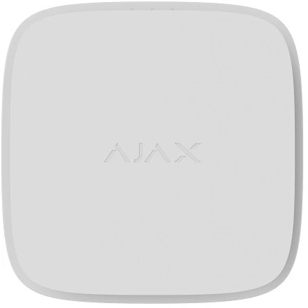 Detektorius Ajax FireProtect 2 RB (Temperatūrinis/dūminis), Baltos spalvos