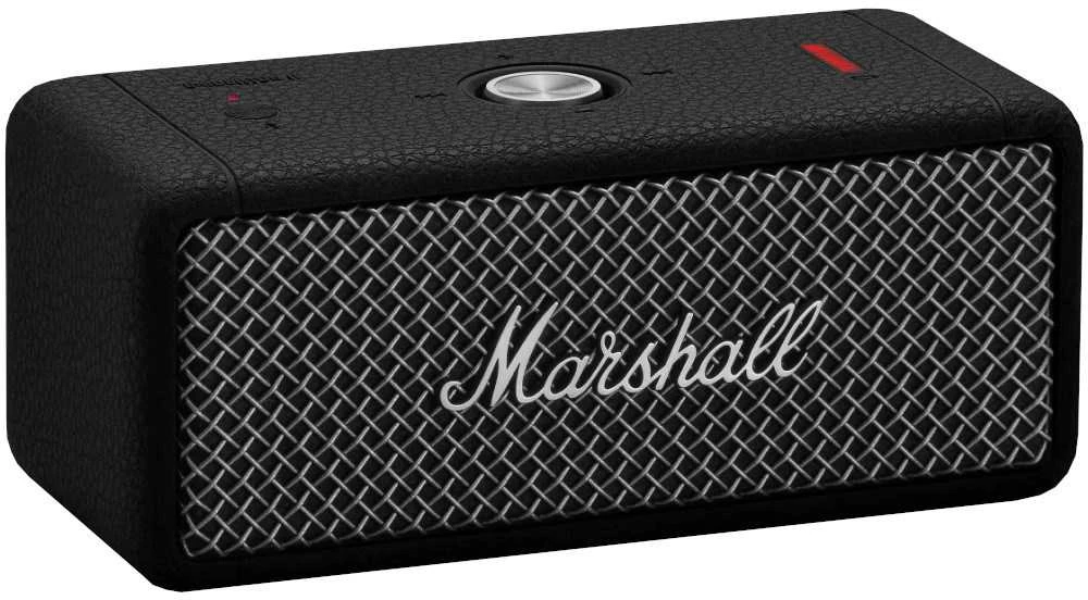Nešiojama kolonėlė Marshall Emberton II, Juodos ir sidabrinės spalvos