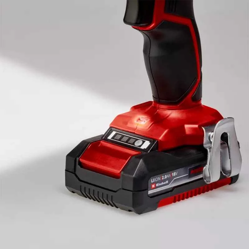 Belaidis Gręžtuvas - Einhell TE-CD 18/2 18V Be Raktelio 2 Greičių Raudonas, Juodas