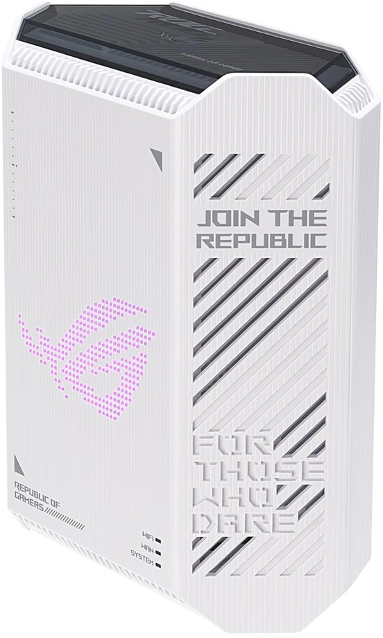 Asus | ROG Strix GS-BE7200 | WiFi 7 dviejų dažnių žaidimų maršrutizatorius | 802.11ax | 1376+5764 Mbit/s | Ethernet LAN (RJ-45) jungtys 4 | Mesh palaikymas: Taip | MU-MiMO: Taip | Antenos tipas: Vidinė | Ne, mobilusis plačiajuostis ryšys: