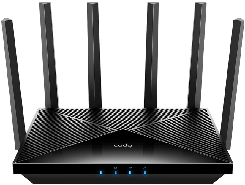 Belaidis Maršrutizatorius - Cudy WR11000 Tri-band 5765 Mbit/s 2.5 Gigabit Ethernet Juodas