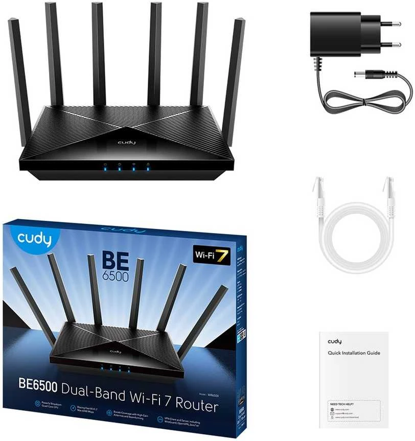 Maršrutizatorius Cudy WR6500 wi-fi 7