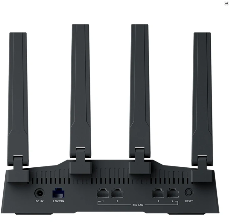 Belaidis maršrutizatorius - GL.iNet GL-BE6500 Wi‑Fi 7 maršrutizatorius 6 500 Mb/s 5×2,5G Ethernet USB 3.0