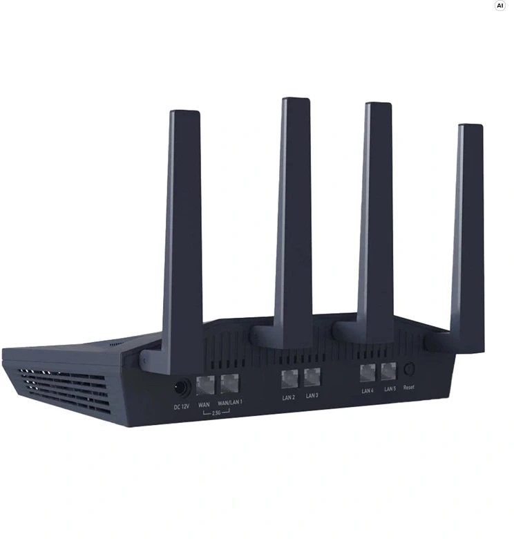 GL.iNet GL-MT6000 belaidis maršrutizatorius – WiFi 6 AX6000, 2.5G, USB 3.0
