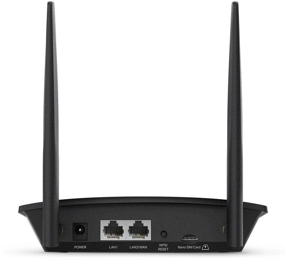 Maršrutizatorius TP-LINK | 4G LTE priedai | TL-MR100 | 802.11n | 300 Mbit/s | 10/100 Mbit/s | Ethernet LAN (RJ-45) jungle 2 | Tinklelio atramos Nr. | MU-MiMO Nr. | 4G | Antenos tipas 2xNuimamos išorinės antenos