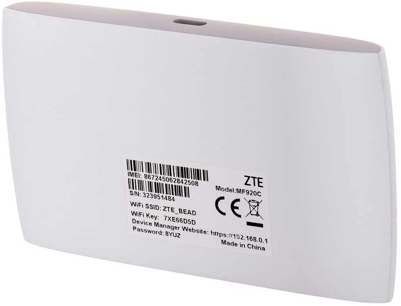 ZTE MF920C korinio tinklo įrenginys korinio tinklo maršrutizatorius