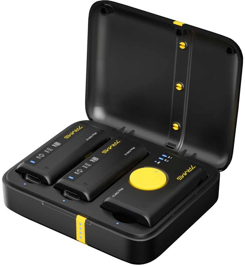Belaidis Mikrofonas - 7Ryms DW10 Dviejų Kanalų USB-C 3.5mm Omni-Directional Juodas