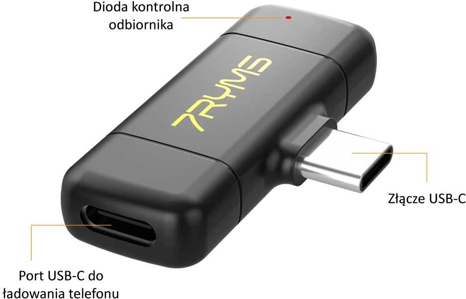 Belaidis Mikrofonas - 7Ryms Rimo S1 USB-C, 2 Siųstuvai, 50m Diapazonas