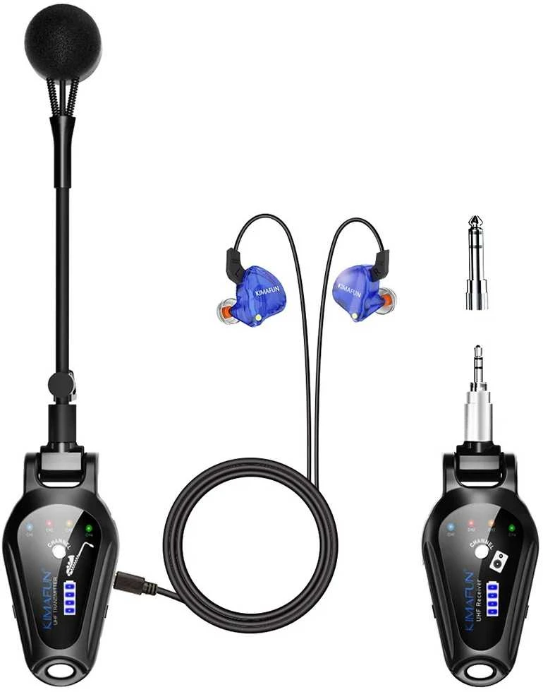 Belaidis Mikrofonas - Kimafun KM-U307-1 UHF Sistema su Įkraunama Baterija