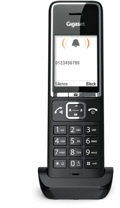 Belaidis Telefonas - GIGASET 550 HX HD Voice, 200 Kontaktų, DECT, Vidinė Diapazonas 50m Juodas Chromas
