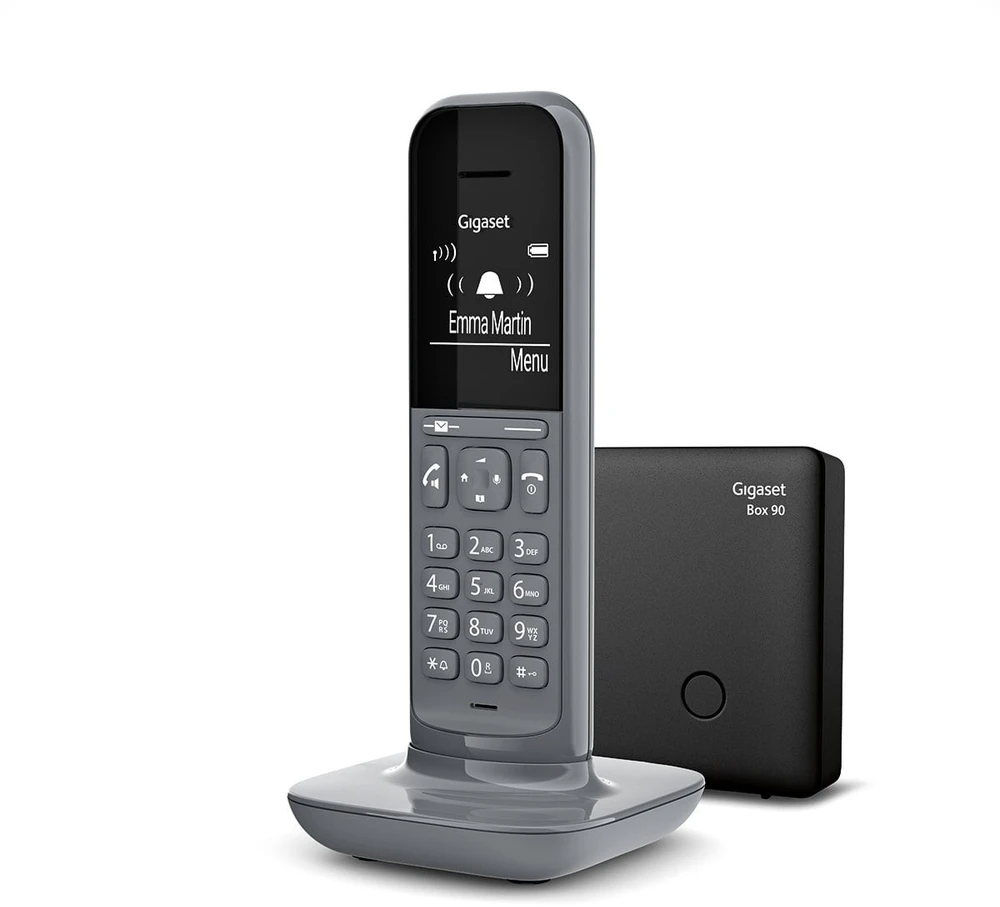Belaidis telefonas - GIGASET CL390 pilkas