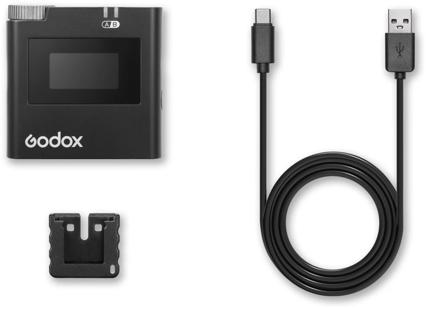 Belaidžio Mikrofono Imtuvas - Godox Virso SRX Sony Versija 2,4 GHz USB-C 600 mAh