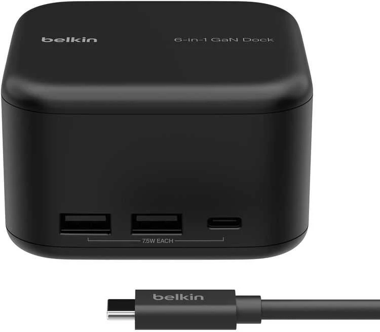 Belkin 6-in-1 stotelė su priekiniais USB prievadais