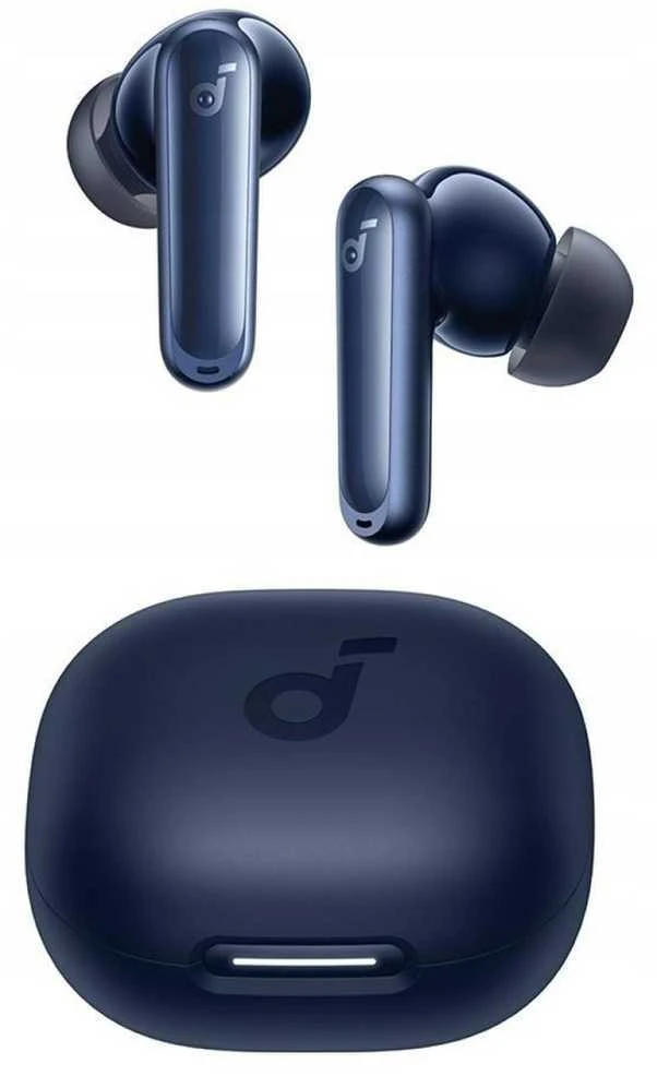 Tamsiai mėlynos Anker Soundcore P40i su dėklu