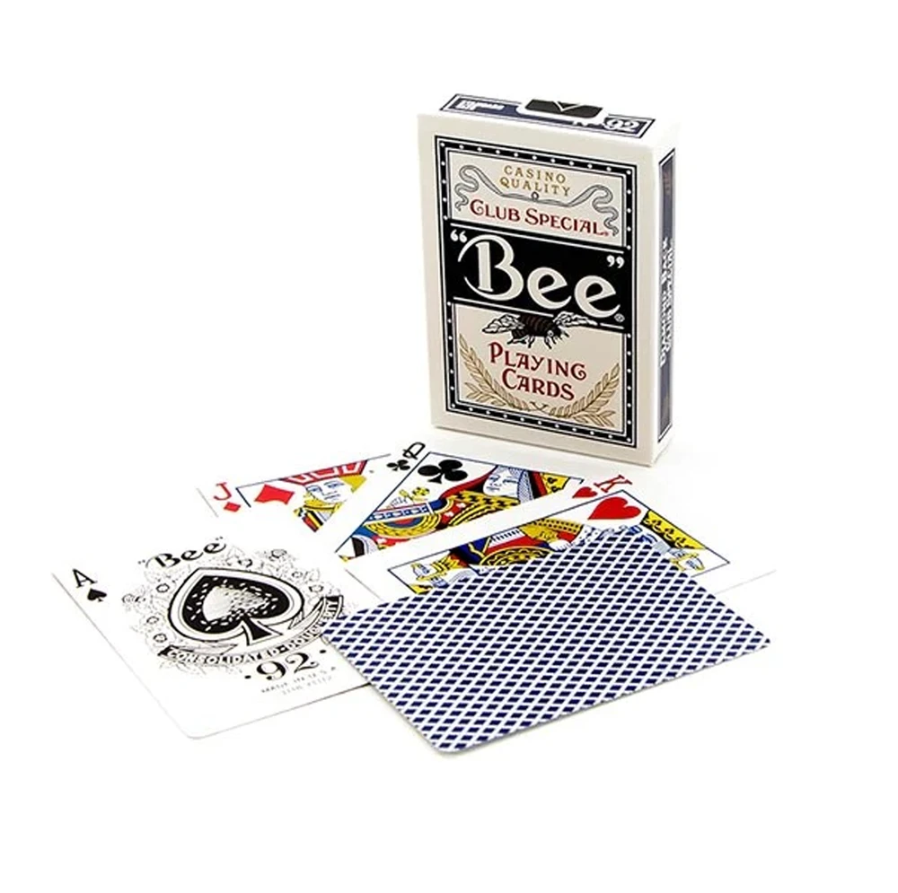 Bicycle Bee Standard Pokerio Kortos (Mėlynos)