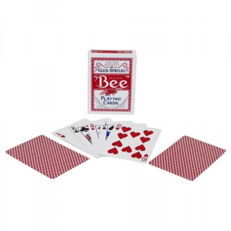 Bicycle Bee Standard Pokerio Kortos (Raudonos)