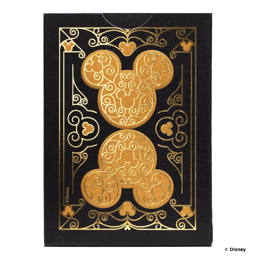 Bicycle Disney Mickey Mouse Kortos (Juodos Ir Auksinės)