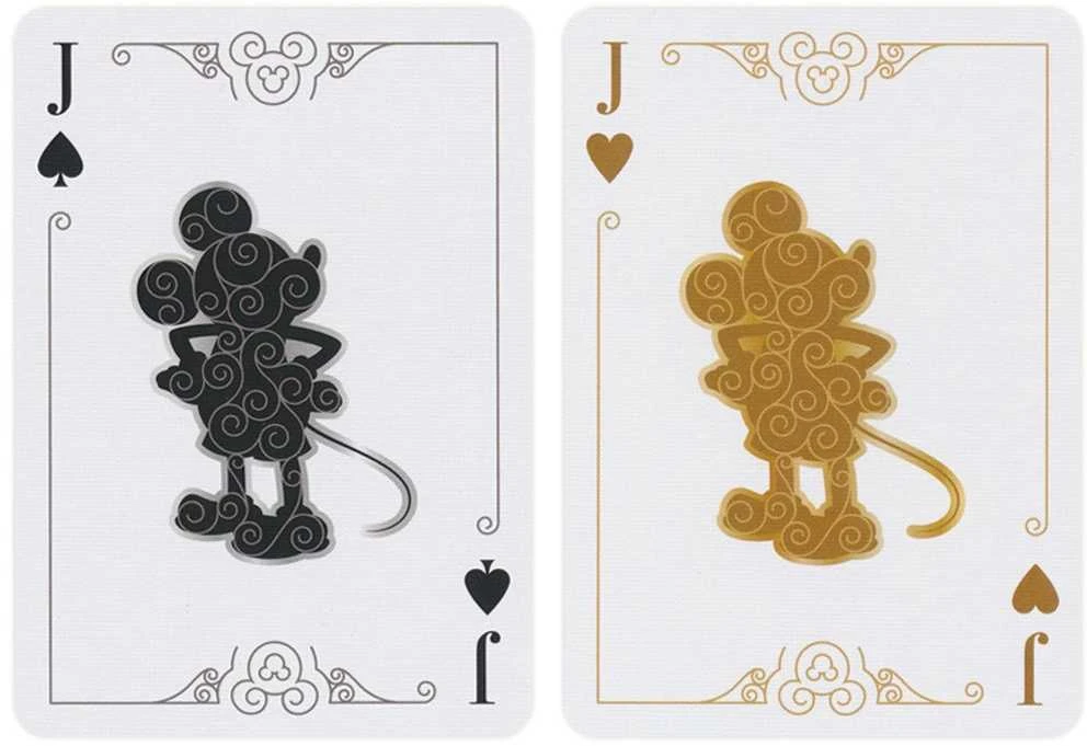 Bicycle Disney Mickey Mouse Kortos (Juodos Ir Auksinės)