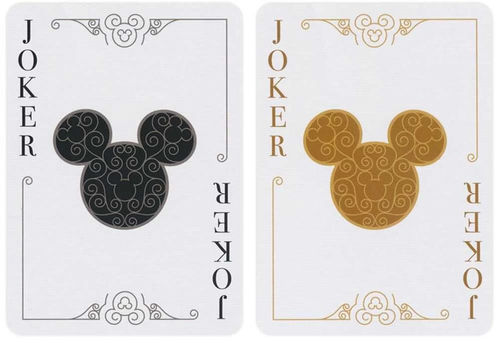 Bicycle Disney Mickey Mouse Kortos (Juodos Ir Auksinės)