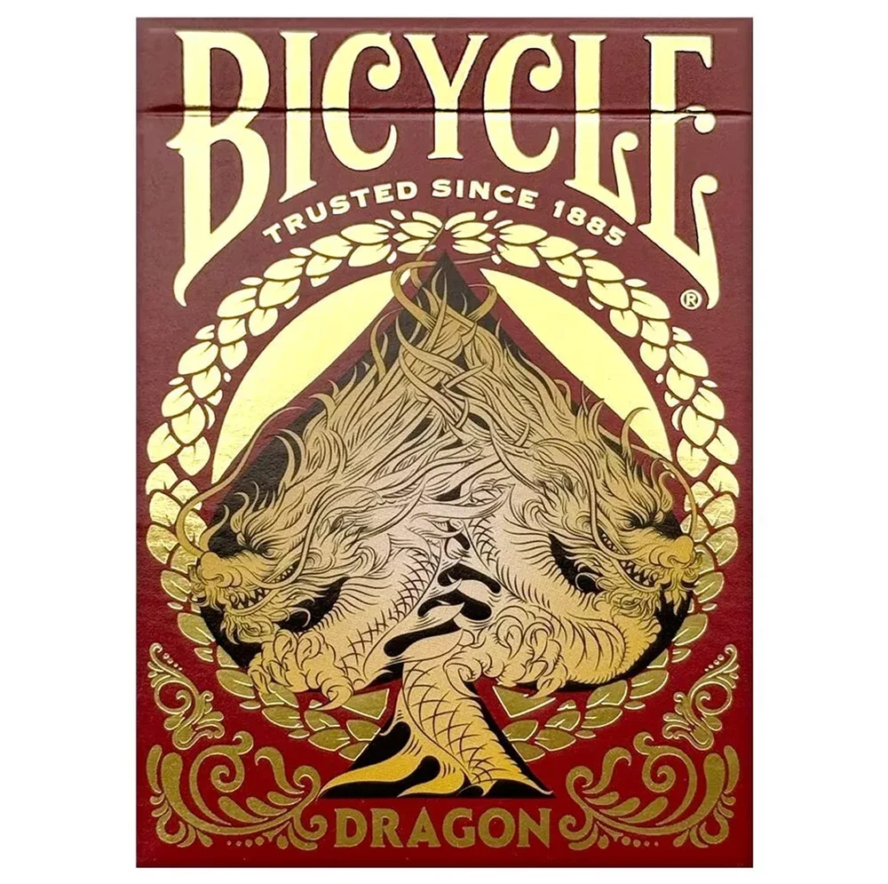 Bicycle Dragon Žaidimo Kortos (Raudona)