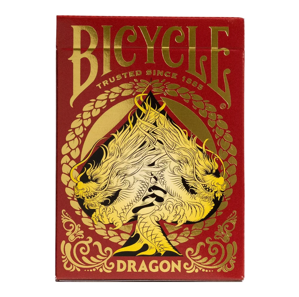 Bicycle Dragon Žaidimo Kortos (Raudona)