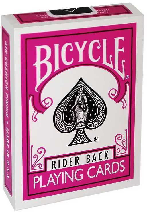 Bicycle Fuchsia Rider Back Kortos