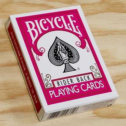 Bicycle Fuchsia Rider Back Kortos