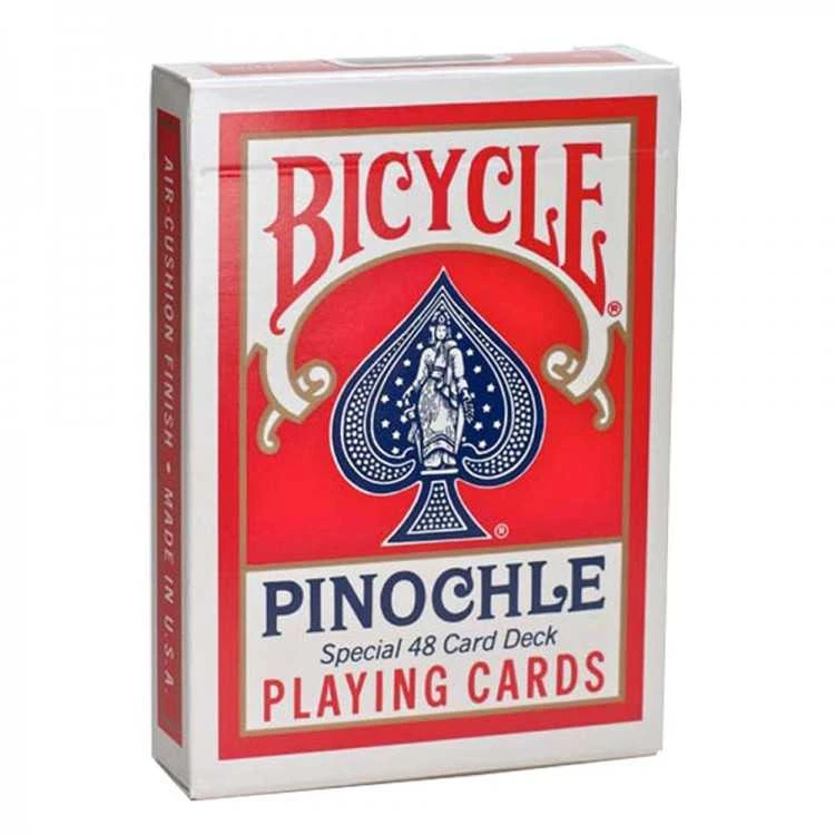 Bicycle Pinochle Standard Žaidimų Kortos (Raudonos)