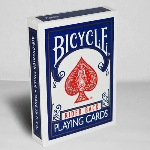 Bicycle Rider Back 808 Juodas Seal Žaidimų Kortos (Mėlynos)