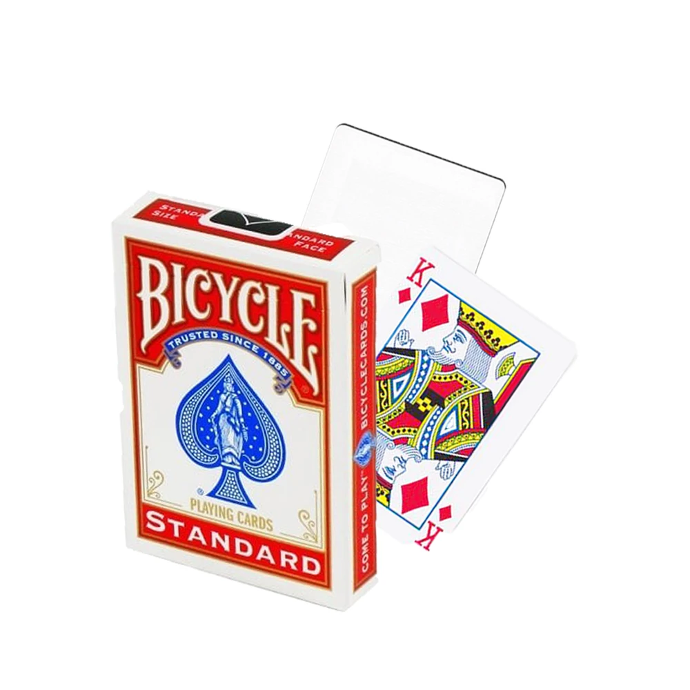 Bicycle Rider Double Back Žaidimų Kortos (Raudonos)