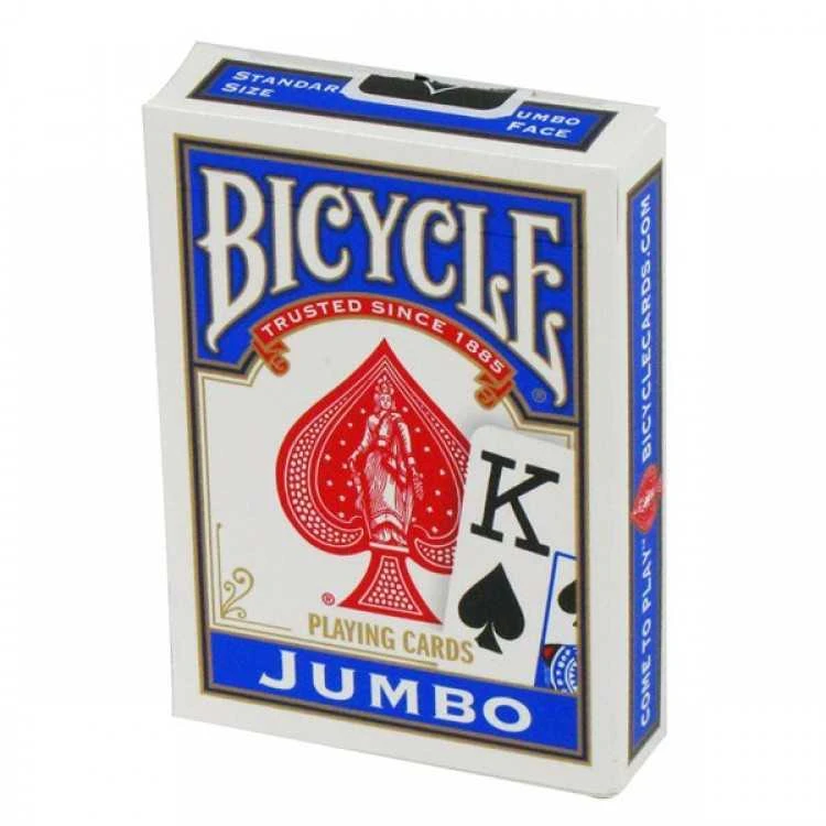 Bicycle Rider Jumbo Pokerio Kortos (Mėlynos)