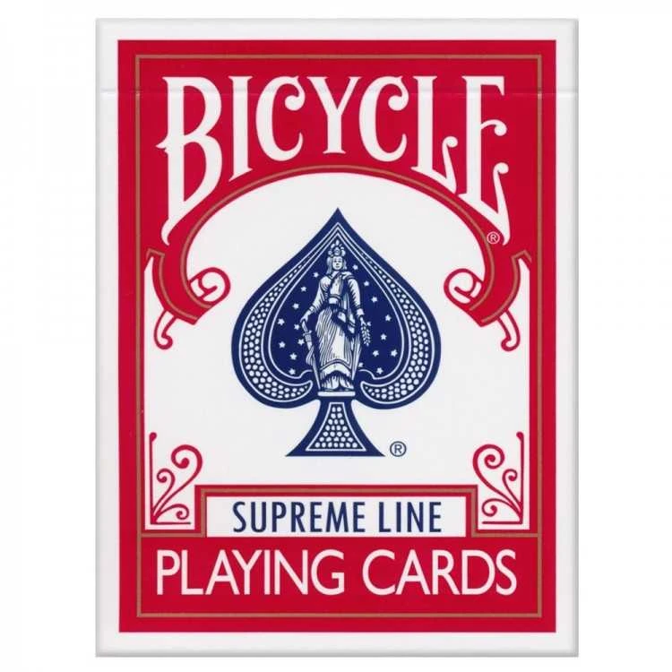 Bicycle Supreme Line Žaidimų Kortos (Raudonos)