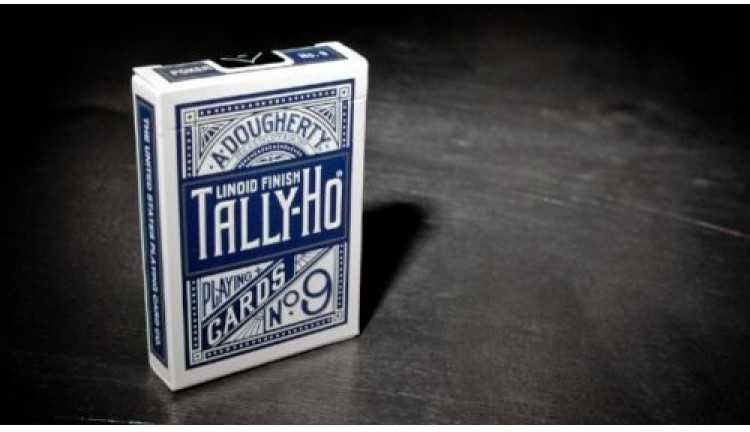Bicycle Tally-Ho Circle Pokerio Kortos (Mėlynos)