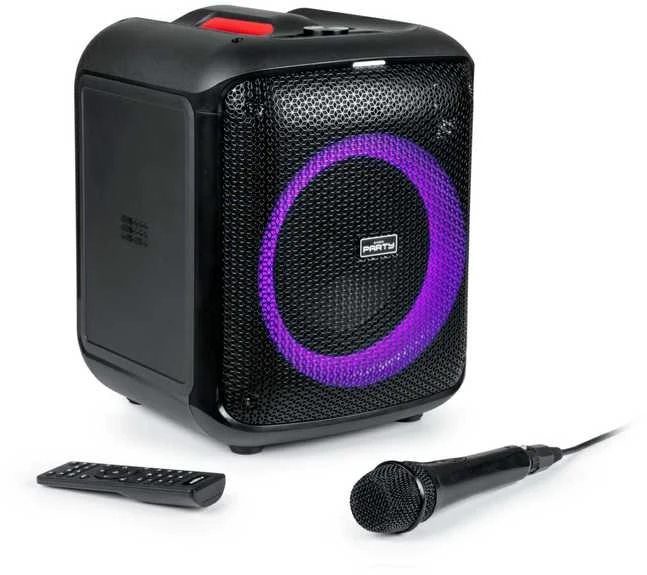 Big Ben Bigben Party Luminous Garsiakalbis BT 200w Usb Sd Aux Mikrofonas Nuotolinio valdymo pultas Juodas