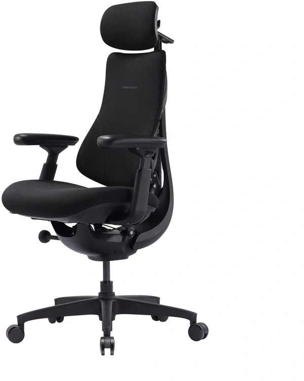 LiberNovo LNOC1-SE 48 cm ergonominė kėdė (juoda)
