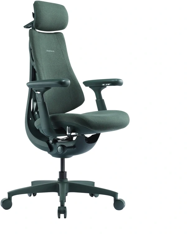 Biuro Kėdė - LiberNovo Omni Gen 45 cm 110 kg 105°–160° 2 200 mAh Samanų žalios spalvos