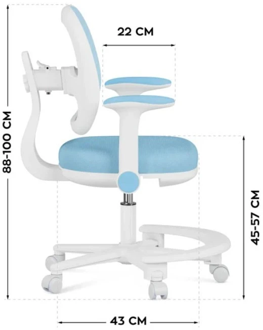 Biuro Kėdė - MARK ADLER Junior 3.6 Mėlyna