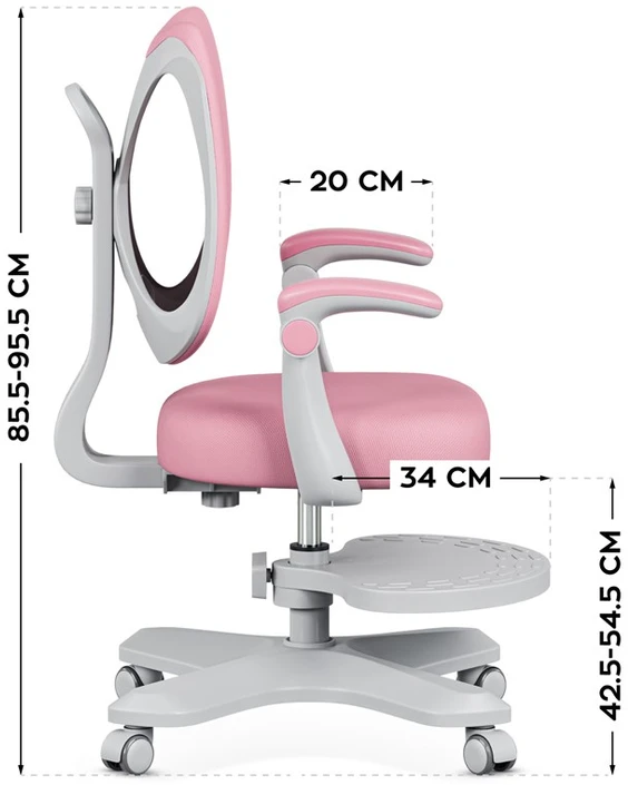 Mark Adler Junior 4.6 Rožinė swivel chair