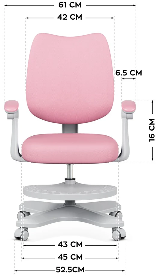 Mark Adler Junior 4.6 Rožinė swivel chair