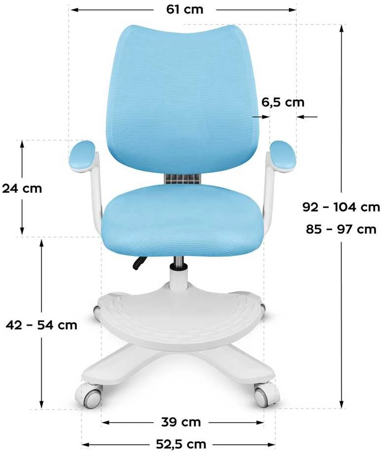 Mark Adler Junior 4.6 Mėlyna swivel chair