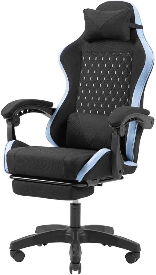 tacens Mars Gaming MGC-X Fabric PC gaming chair Padded seat Juodas, Mėlyna