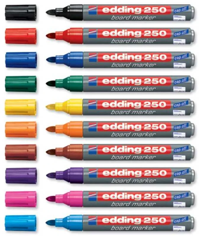 Edding 250 Board Marker Juodas Juodas (4-250001) (4250001)