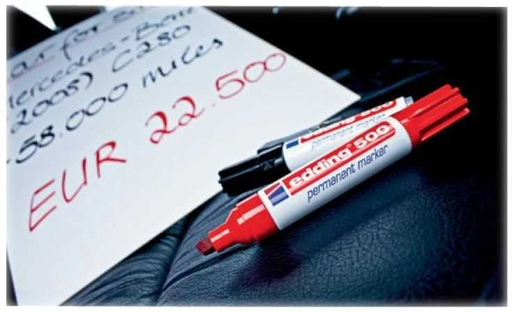 Edding 500 Perm Marker Raudona (4-500002) (4500002)