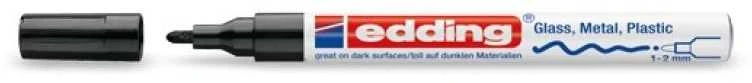 Edding 751 Paint Marker Juodas Juodas (4-751001) (4751001)